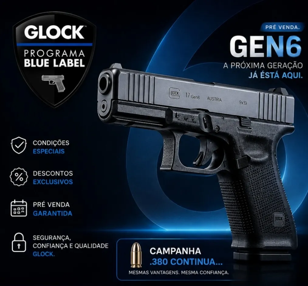 LAN�AMENTO - PR� VENDA - GLOCK GEN6