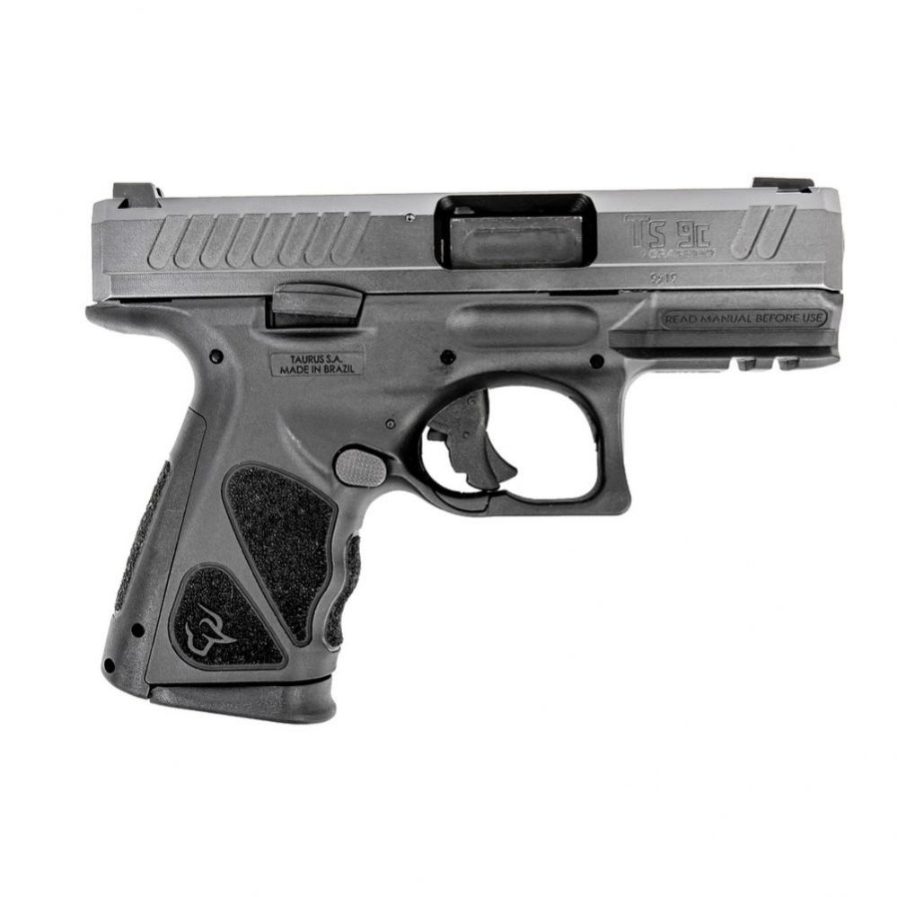 Pistola Taurus TS9C - Graphene Elite Gray 9mm