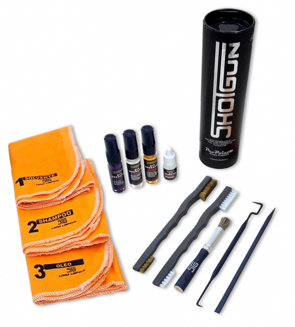 Kit Limpeza Armamento Curtas Shot Gun - Operator - 12 Pe�as