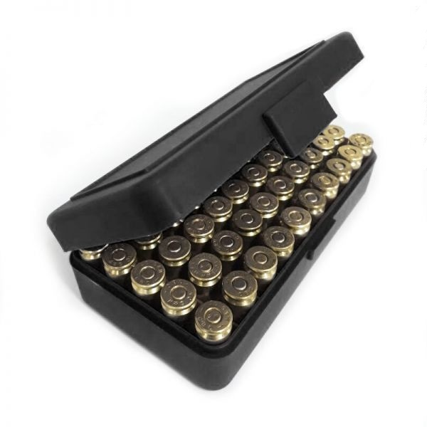 Estojo Para Armazenar 50 Cartuchos 38 / 3.57 - B�lica