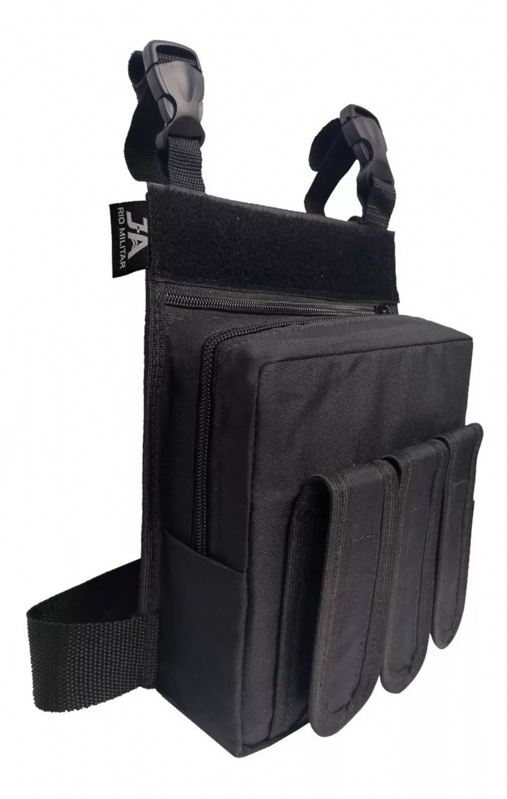 Pochete Com 3 Porta Carregadores Pistola - JA Rio Militar - Bornal de Perna