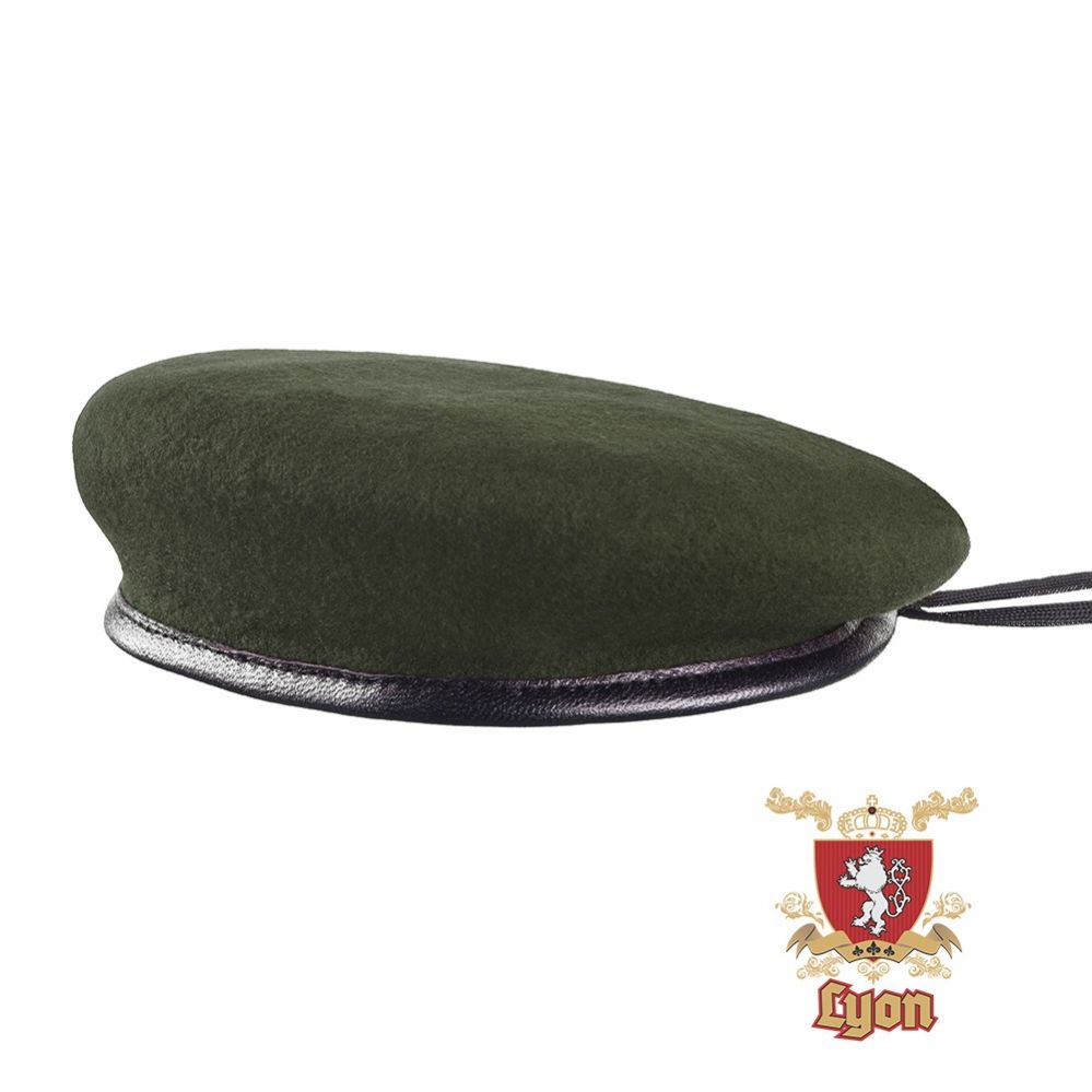 Boina Militar Francesa - Lyon - Verde Oliva - Exército EB