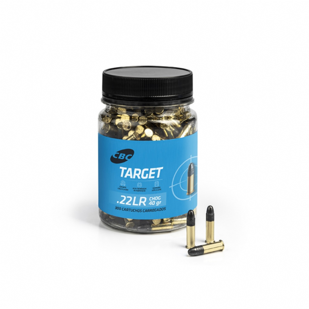 Munio CBC .22 LR - TARGET CHOG 40gr - Frasco 300
