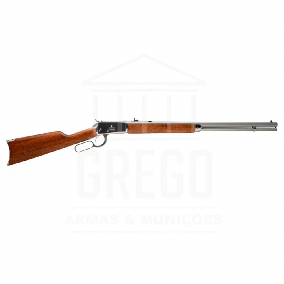 Carabina Rossi Puma Lever Action - Inox Alto Brilho - Cano Octagonal 24 .38 SPL