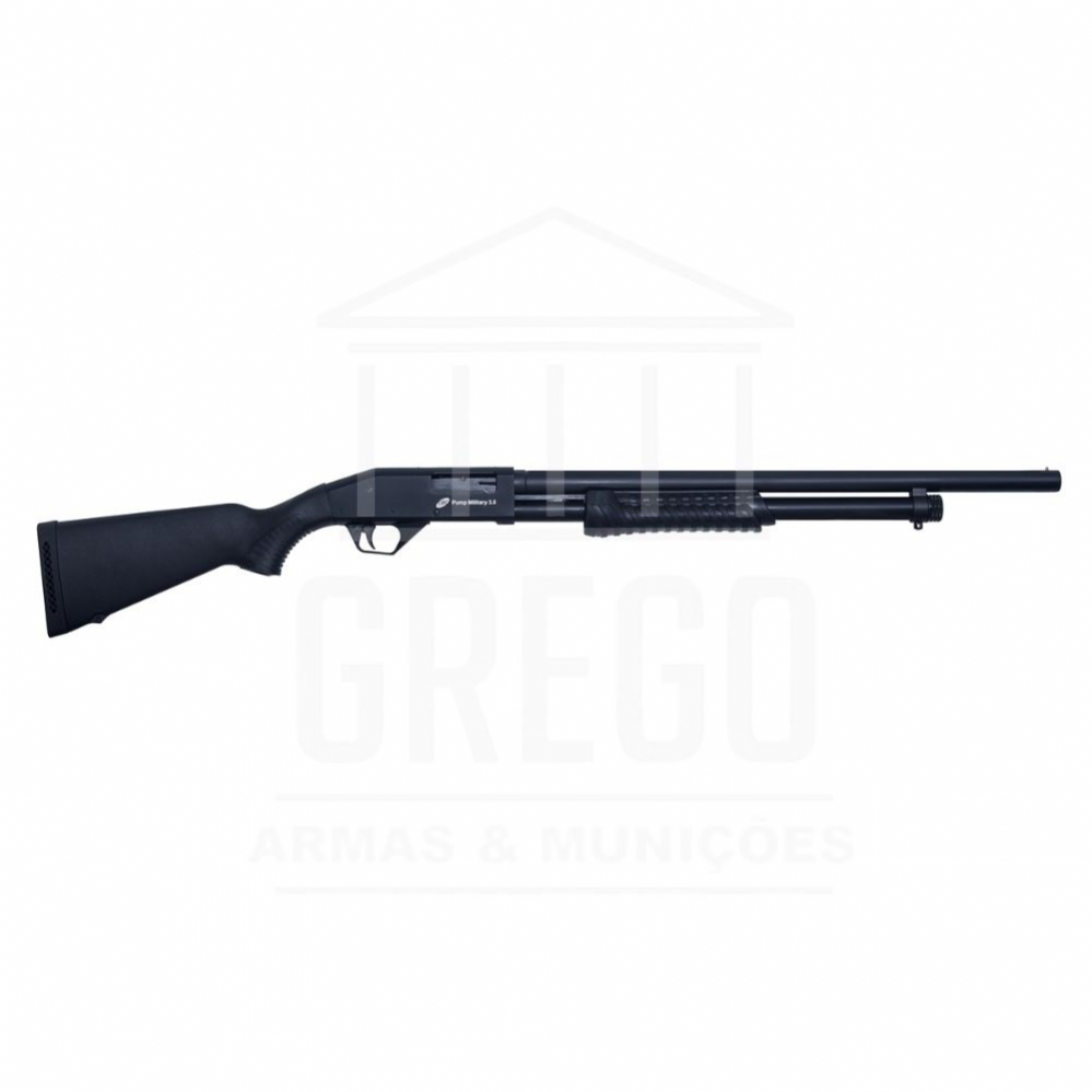 Espingarda CBC Pump Military 3.0 Coronha Fixa Calibre 12 Cano 24 Sem acessrios
