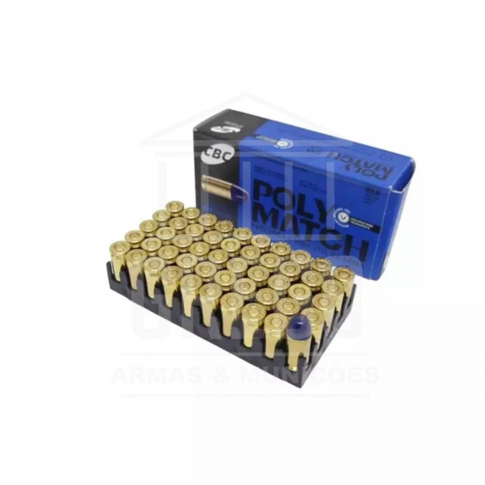 Munio CBC Calibre .380 Auto LPC 95gr Polymatch Caixa 50un