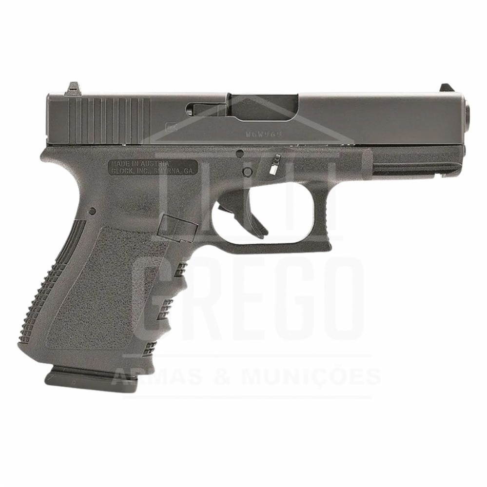 Pistola Glock G19 GEN3 Calibre 9mm C/ 2 Carregadores