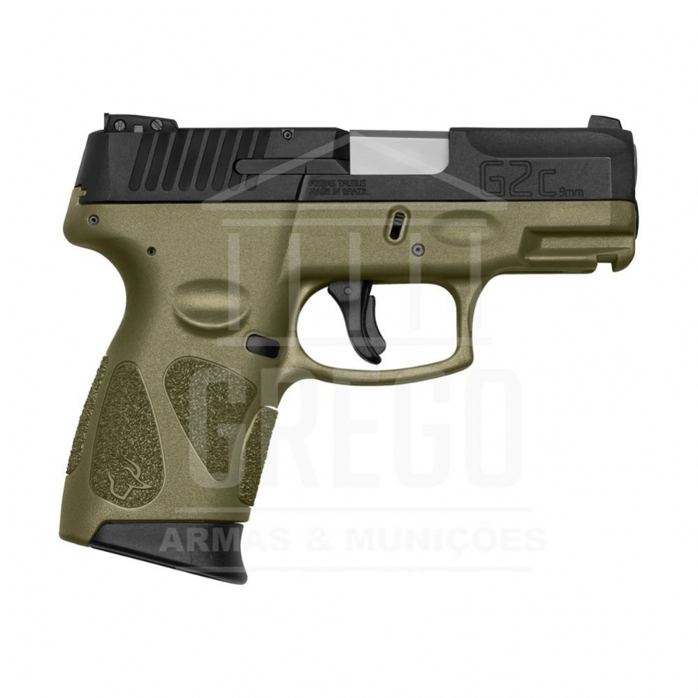 Pistola Taurus G2c Colors - Od Green - 9mm