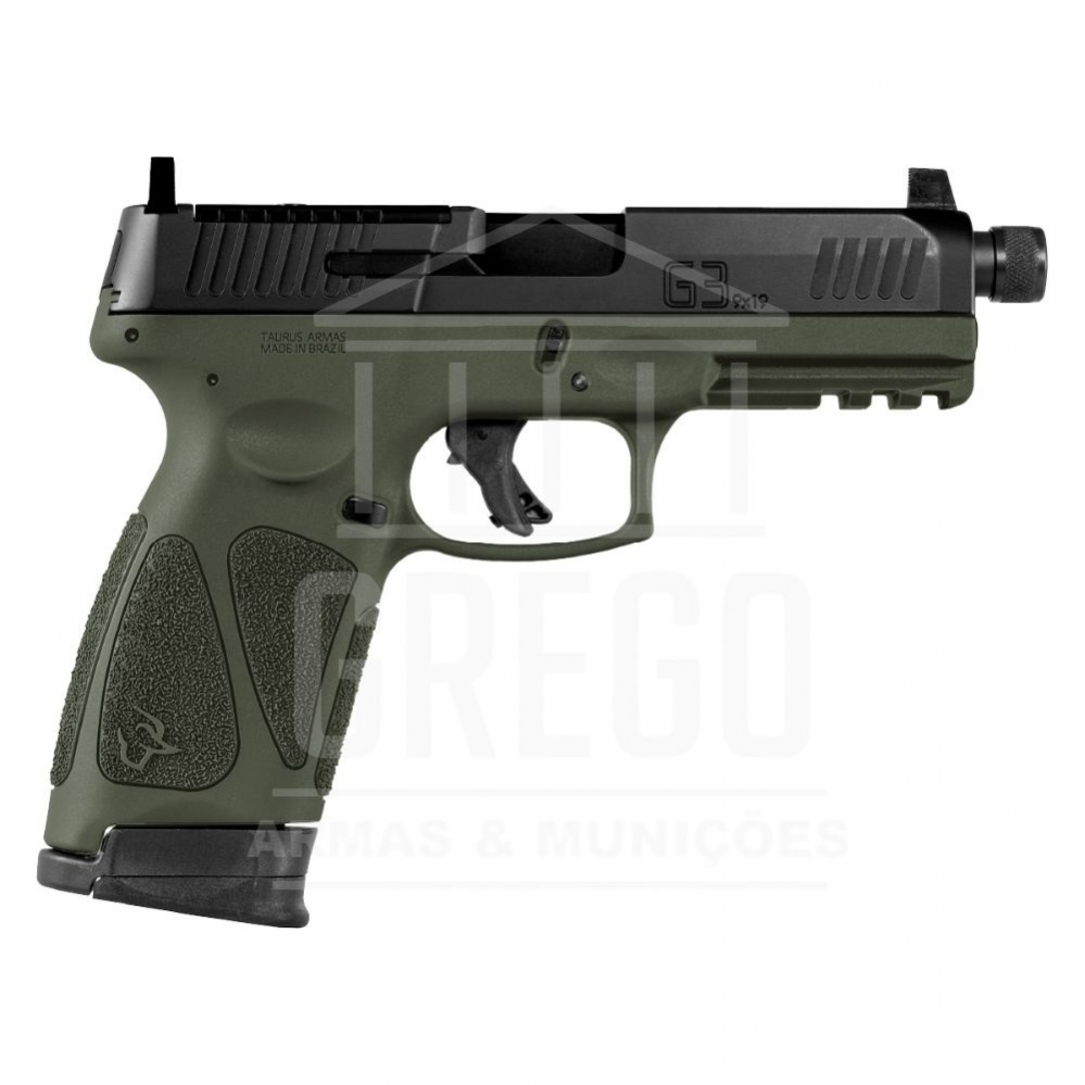 Pistola Taurus G3 Tactical - Od Green 9mm