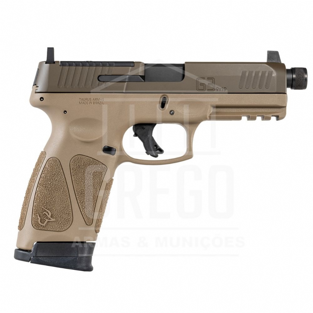 Pistola Taurus G3 Tactical - Patriot Brown 9mm