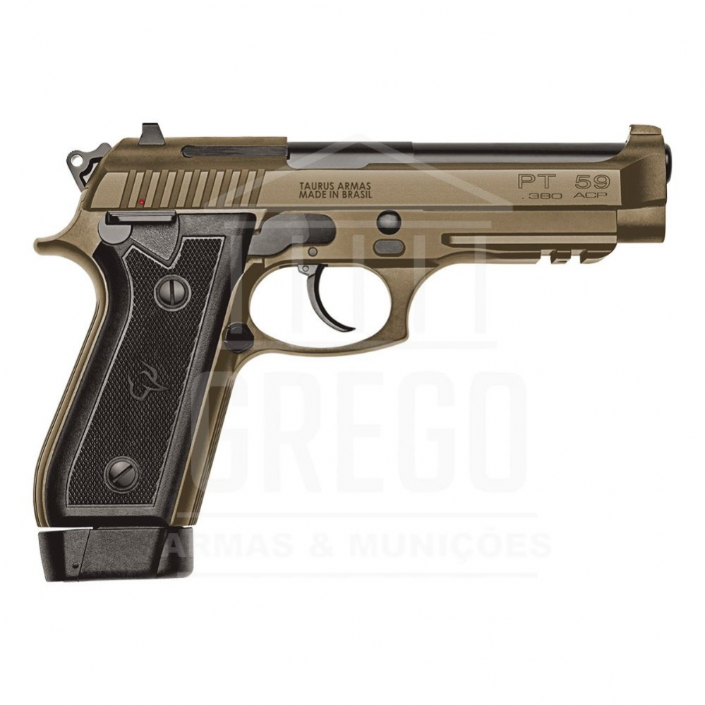 Pistola Taurus 59 - Flat Dark Earth FDE .380 ACP