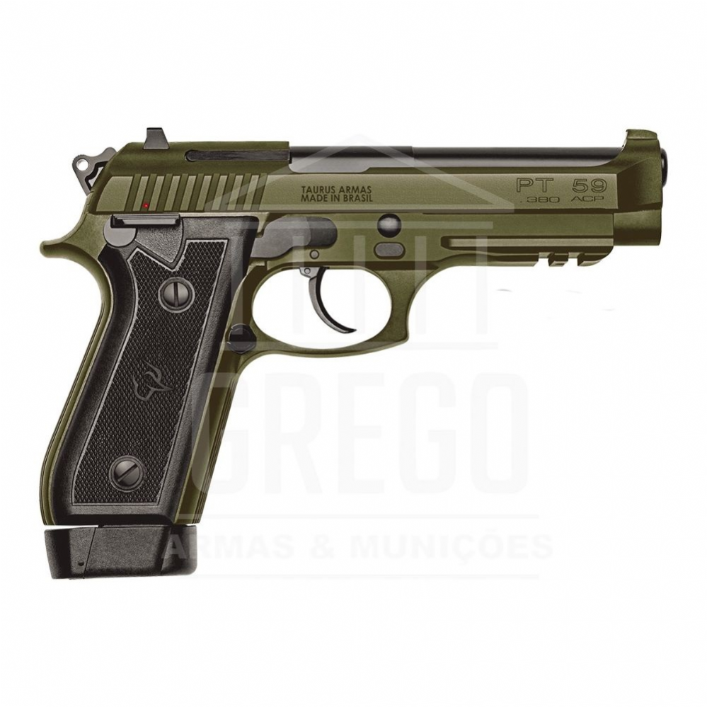 Pistola Taurus 59 - Od Green .380 ACP