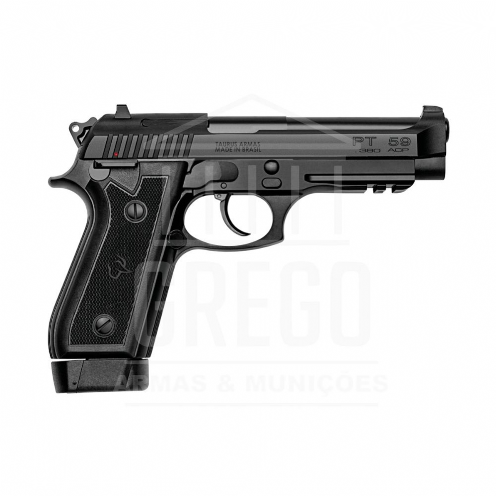 Pistola Taurus 59S - Carbono Fosco .380 ACP