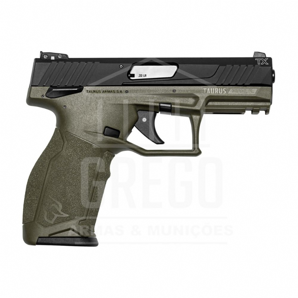 Pistola Taurus TX22 - Od Green .22 LR