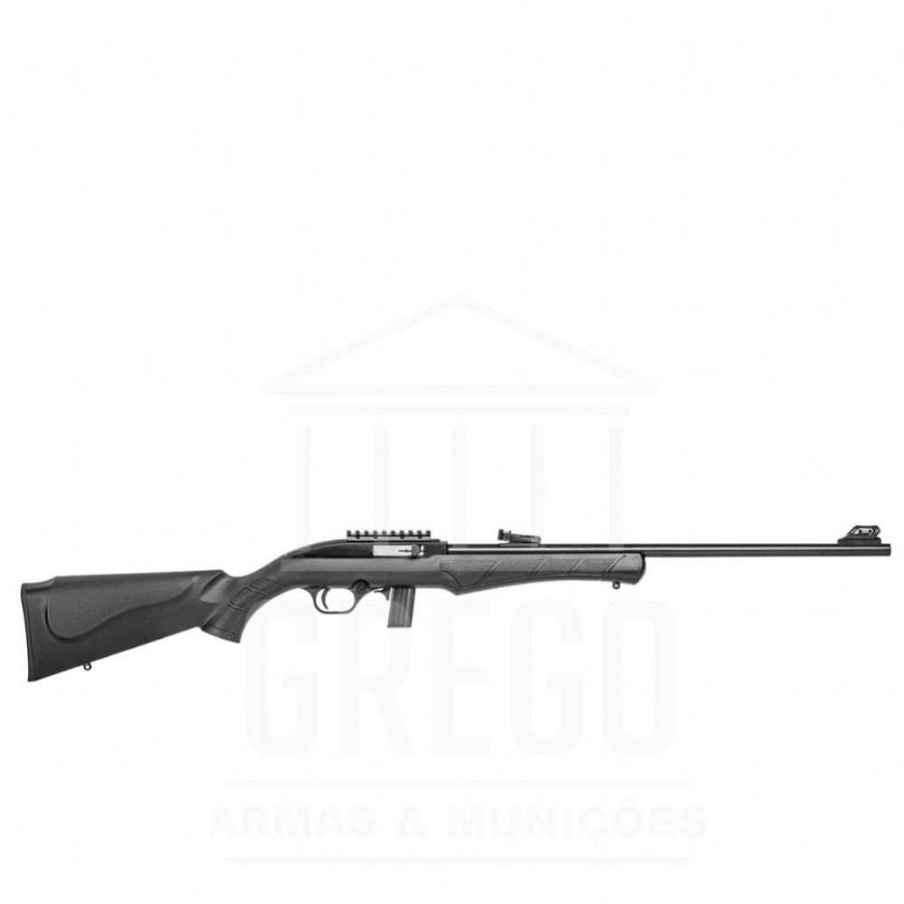 Rifle CBC Semiautomtico 7022 Calibre .22 LR Cano 21 Coronha Polmero Preto