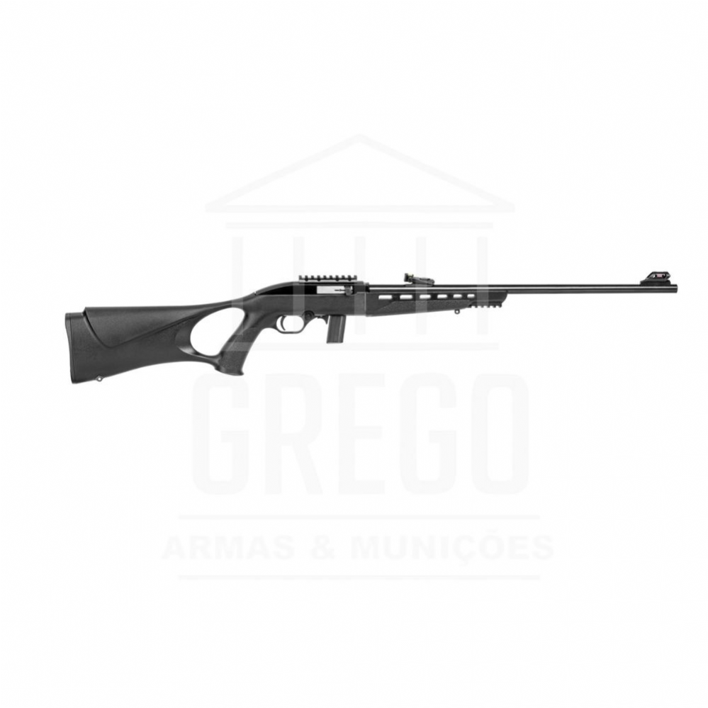 Rifle CBC Semiautomtico 7022 Way Calibre .22 LR Cano 21 Coronha Thumbhole Polmero Preto