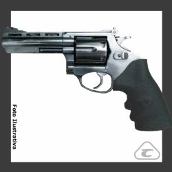 Cabo Anat�mico Combat Borracha Revolver Rossi - 6 Tiros