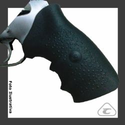 Cabo Anat�mico Combat Borracha Revolver Rossi - 6 Tiros