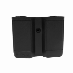 Porta Carregador Duplo Pol�mero B�lica - Ajust�vel - Calibres 380 / 9mm / .40 / 38TPC