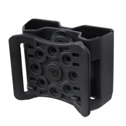 Porta Carregador Duplo Pol�mero B�lica - Ajust�vel - Calibres 380 / 9mm / .40 / 38TPC