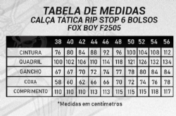 Cal�a F2505 Cargo T�tica Rip Stop Fox Boy - Verde