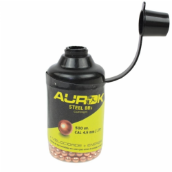 500 Esferas A�o Cobreado Airgun 4,5mm - Aurok