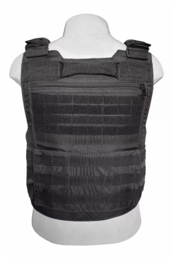 Capa Colete T�tico Modular - J.A.RIO - JA3 Preto - Fechamento Velkro