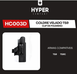 Coldre Pol�mero - Uso Velado Interno TS9 - Destro