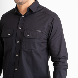 Camisa Sarja Manga Longa Invictus - Ability - Preta