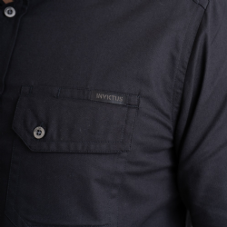 Camisa Sarja Manga Longa Invictus - Ability - Preta