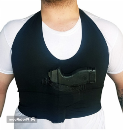 Camiseta Coldre / Porta Carregador Velado Multifun��es - Canhota