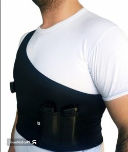 Camiseta Coldre / Porta Carregador Velado Multifun��es - Canhota