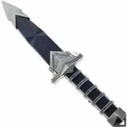 Adaga Dark Com Bainha, Estilo Medieval - Decorativa 32cm