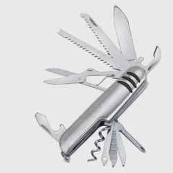 Canivete Sui�o Multifuncional - 10 Fun��es - Inox