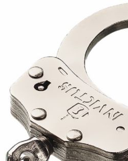 Algema Militar Invictus - Elo Corrente Carbono Trava - Niquelada