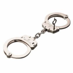 Algema Militar Invictus - Elo Corrente Carbono Trava - Niquelada