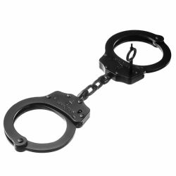 Algema Militar Invictus - Elo Corrente Carbono Trava - Preta