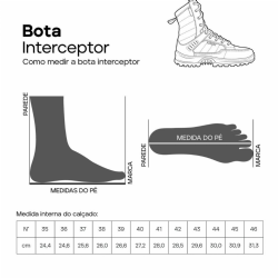 Bota T�tica Invictus - Interceptor Com Ziper - Coyote - MOSTRU�RIO