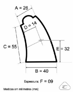 Cabo Anat�mico Combat Borracha Revolver 5 Tiros - Rossi