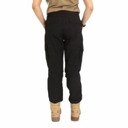 Cal�a T�tica Cargo Feminina - Rip Stop Preta - Atack