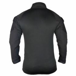 Camisa T�tica Militar Combat Shirt - Bravo - Preta