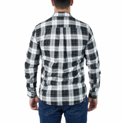 Camisa Invictus Lumberjack Summer Manga Longa - Preta / Branca / Verde