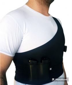 Camiseta Coldre / Porta Carregador Velado Multifun��es - Destro