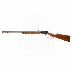 Carabina Rossi Puma Lever Action - Inox Alto Brilho - Cano Octagonal 24 .38 SPL