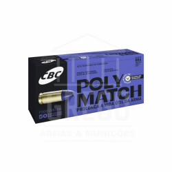 Muni��o CBC Calibre .38 TPC LPC 124gr Polymatch Caixa 50un