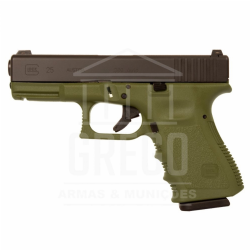 Pistola Glock G25 Calibre .380 Cano 4 Od Green
