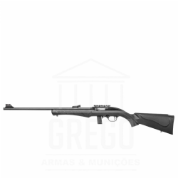 Rifle CBC Semiautom�tico 7022 Calibre .22 LR Cano 21 Coronha Pol�mero Preto