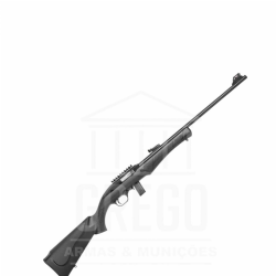 Rifle CBC Semiautom�tico 7022 Calibre .22 LR Cano 21 Coronha Pol�mero Preto