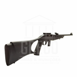 Rifle CBC Semiautom�tico 7022 Way Calibre .22 LR Cano 21 Coronha Thumbhole Pol�mero Preto