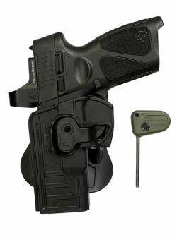 Coldre Pol�mero Ostensivo - PT24/7 638 640 838 840 TH380 / 40 / 9mm - Canhoto